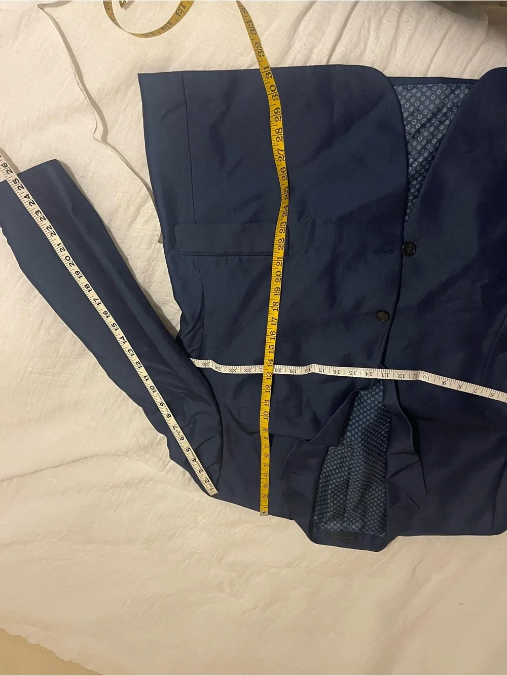 Lauren Ralph Lauren Deep Navy Two-Button Men's Blazer